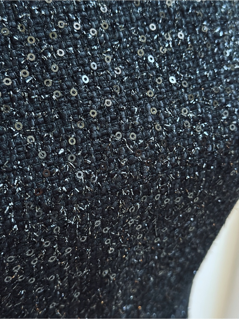 Michael Kors Black twee sequin Sleeveless Sheath Dress/Brand New with tag/Size4 - Picture 4 of 6